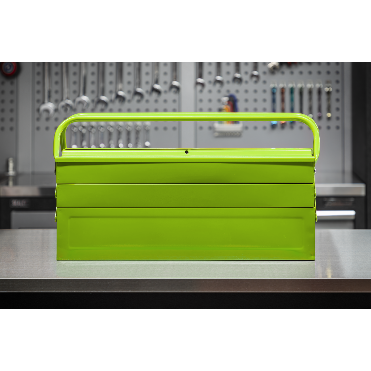 4 Tray Cantilever Toolbox 530mm - Green