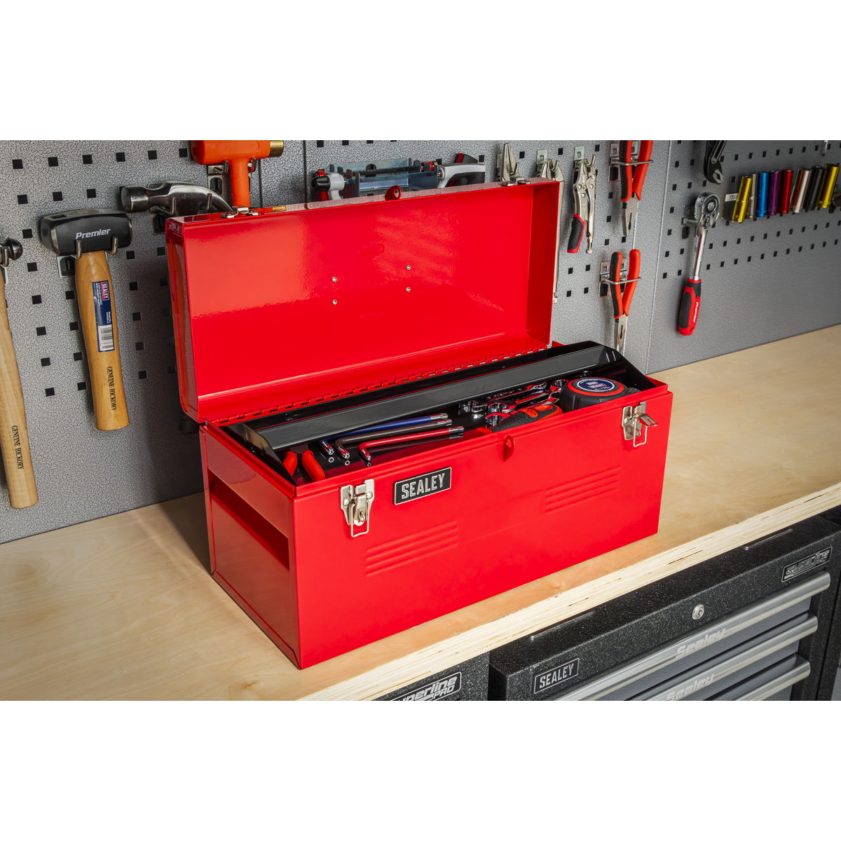 Toolbox with Tote Tray 510mm