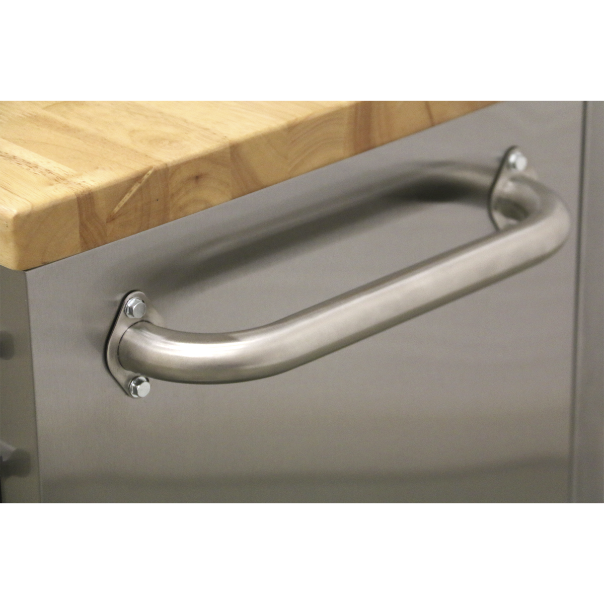 Premier™ Mobile Stainless Steel Tool Cabinet & Cupboard 10 Drawer