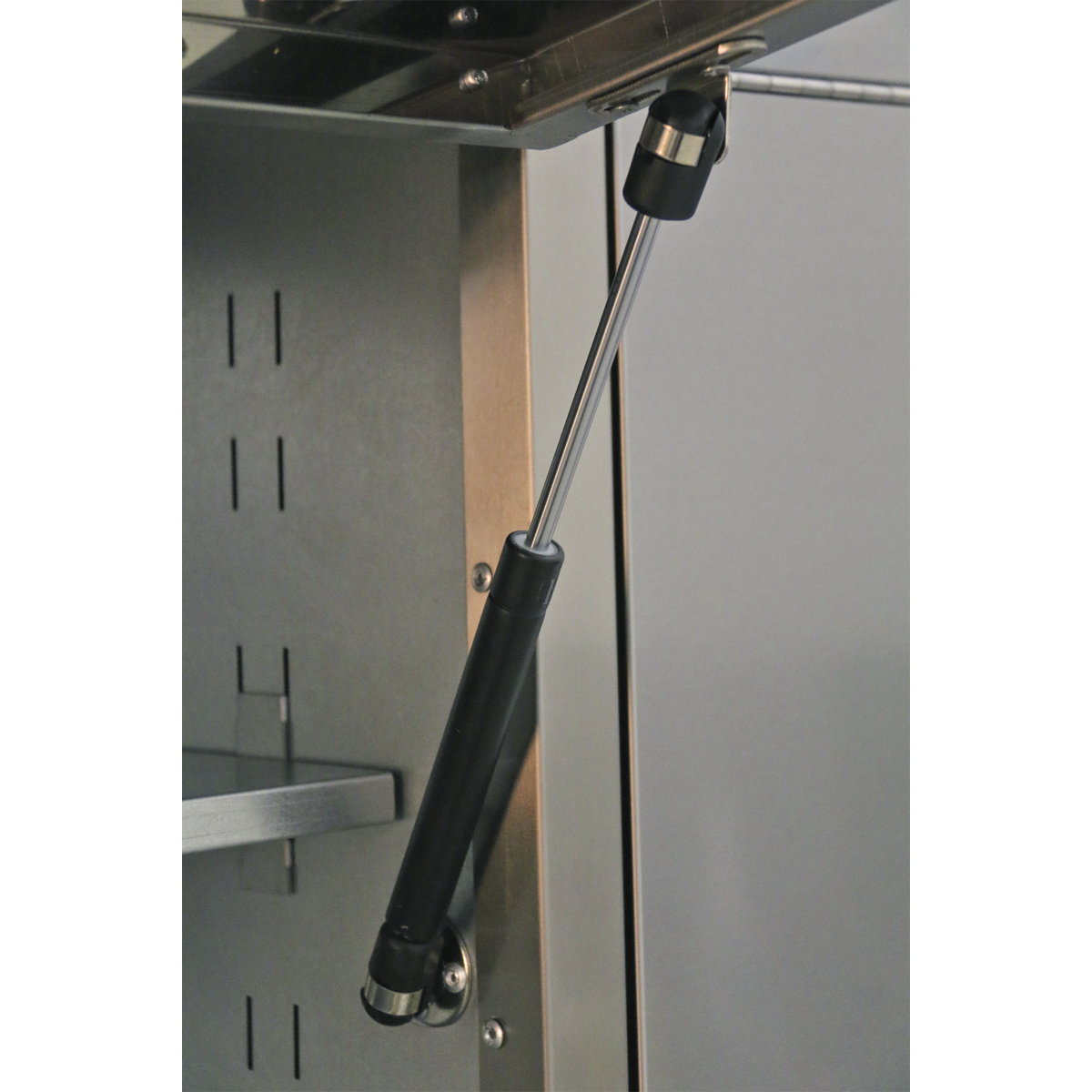 Premier™ Mobile Stainless Steel Tool Cabinet 10 Drawer with Backboard & 2 Wall Cupboards