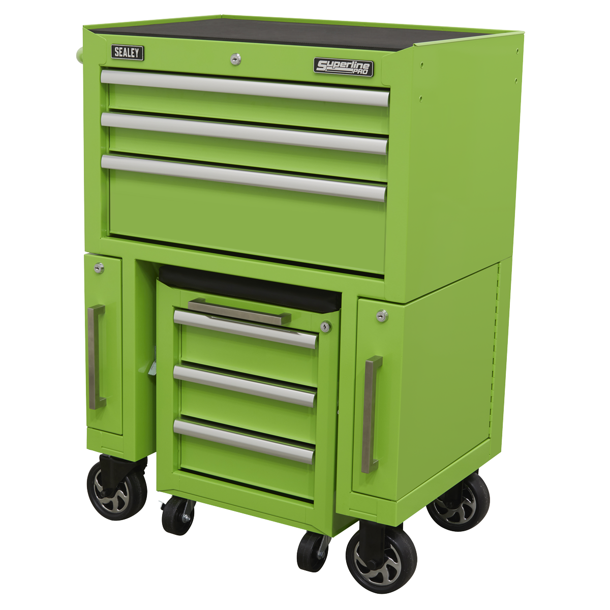Superline PRO® Rollcab 3 Drawer with Utility Seat