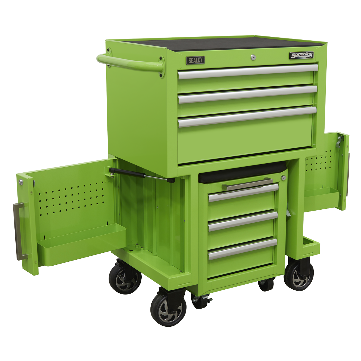 Superline PRO® Rollcab 3 Drawer with Utility Seat