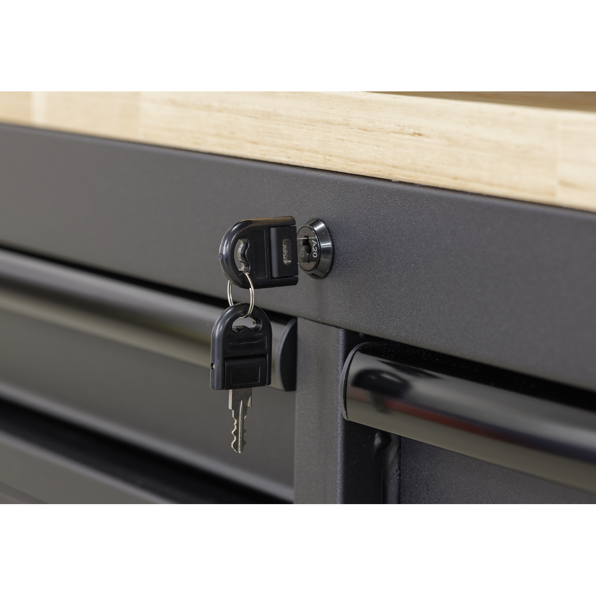 Superline PRO® Black Edition Top Hutch & 2 Drawer Riser 1549mm