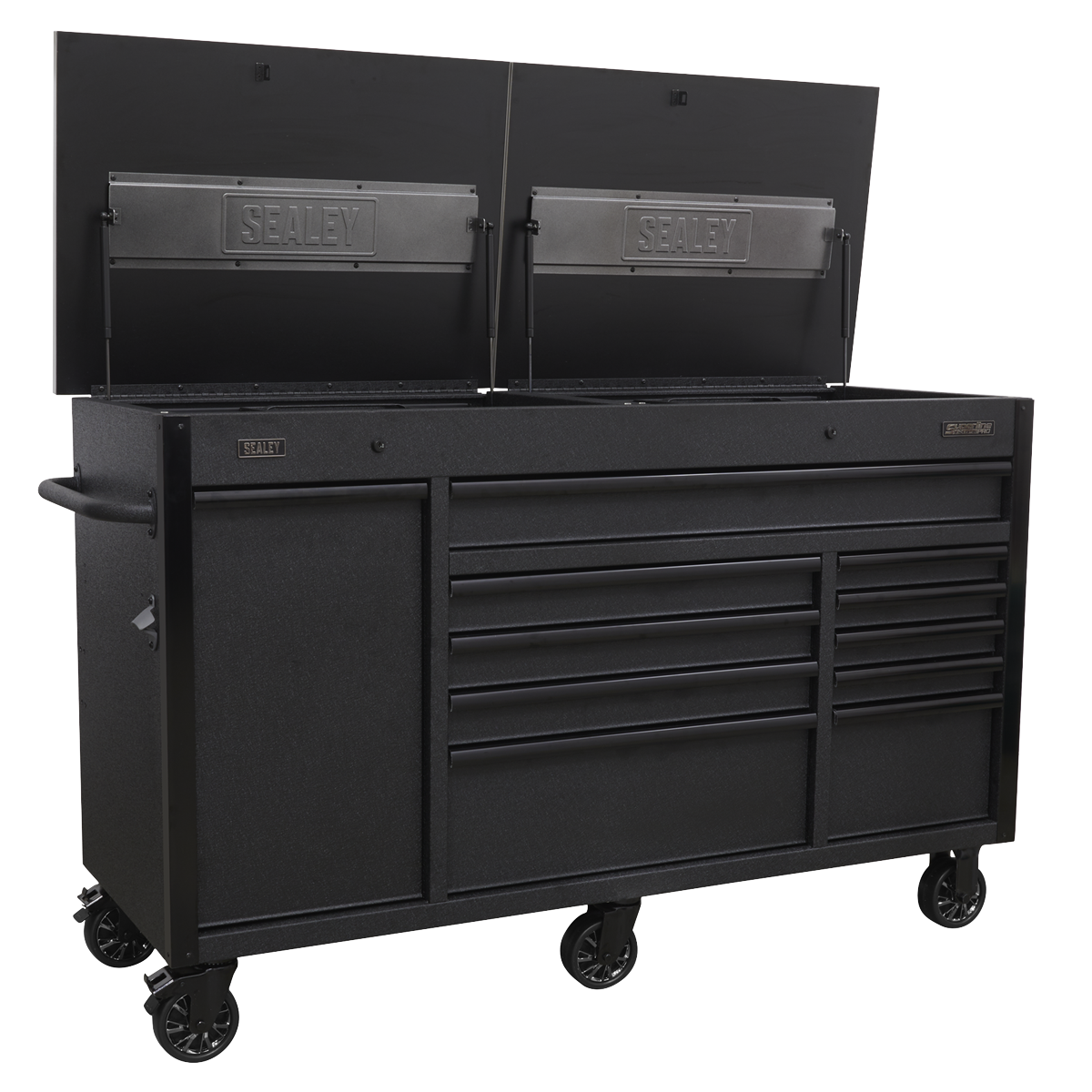 Superline PRO® Mobile Tool Cabinet with Power Tool Charging Drawer 1600mm
