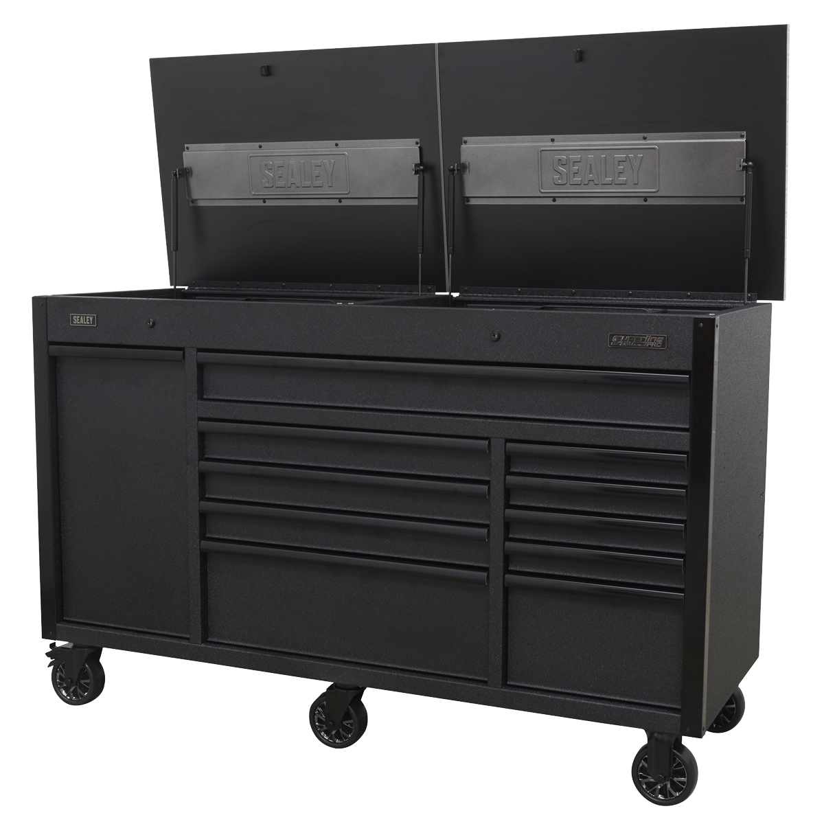 Superline PRO® Mobile Tool Cabinet with Power Tool Charging Drawer 1600mm