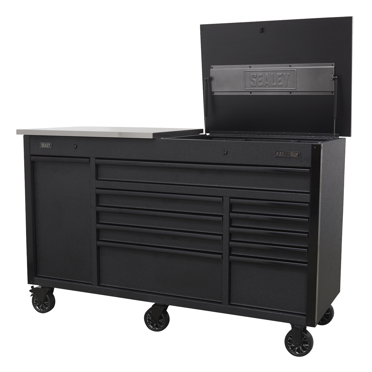 Superline PRO® Mobile Tool Cabinet with Power Tool Charging Drawer 1600mm