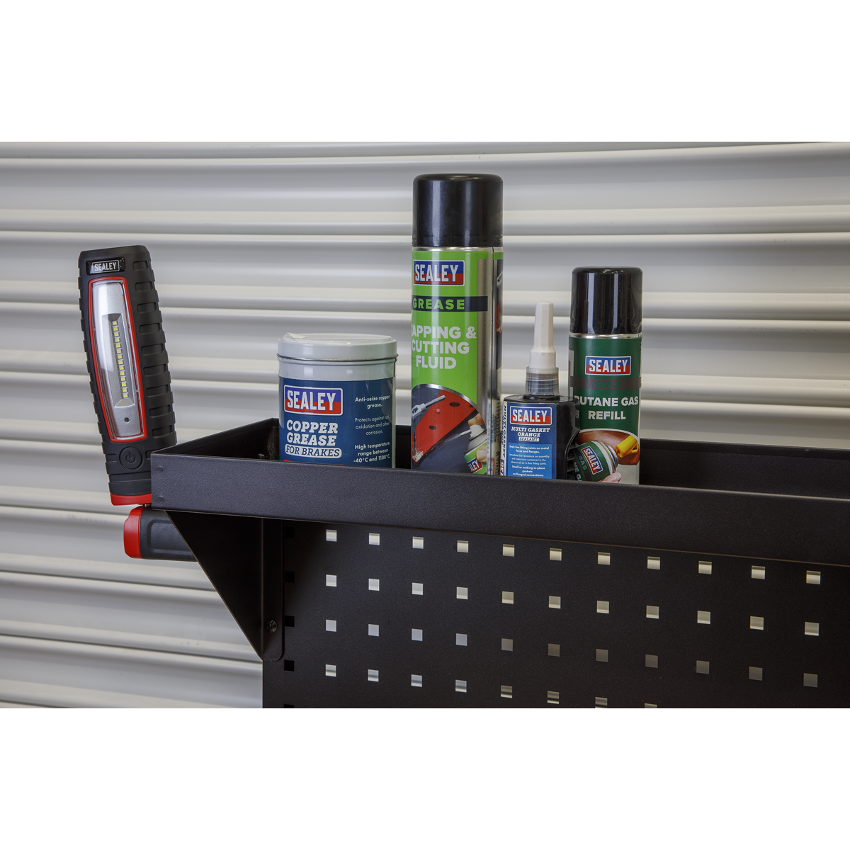 Superline PRO® Mobile Workstation with Backboard 10 Drawer