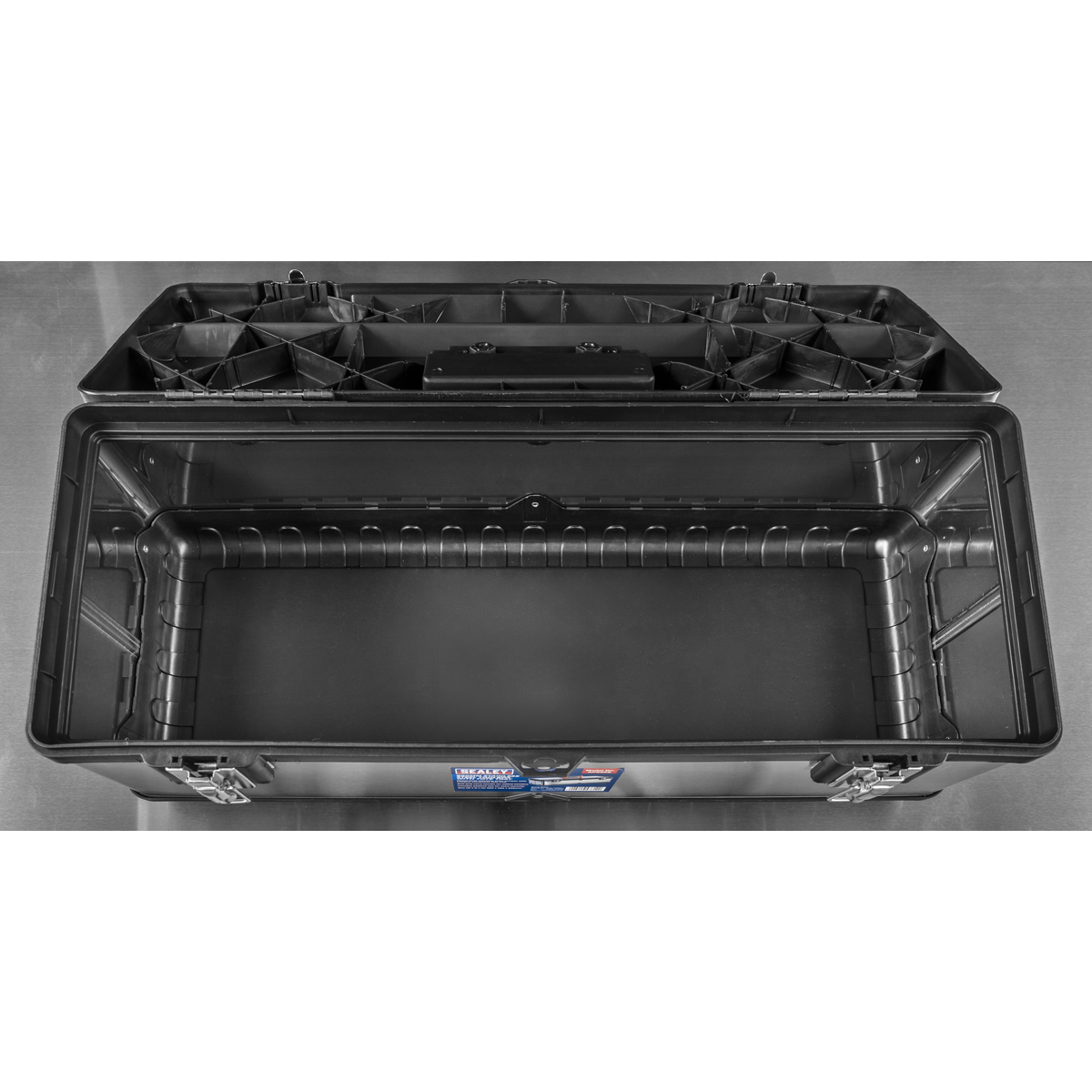 Stainless Steel Toolbox with Tote Tray 660mm