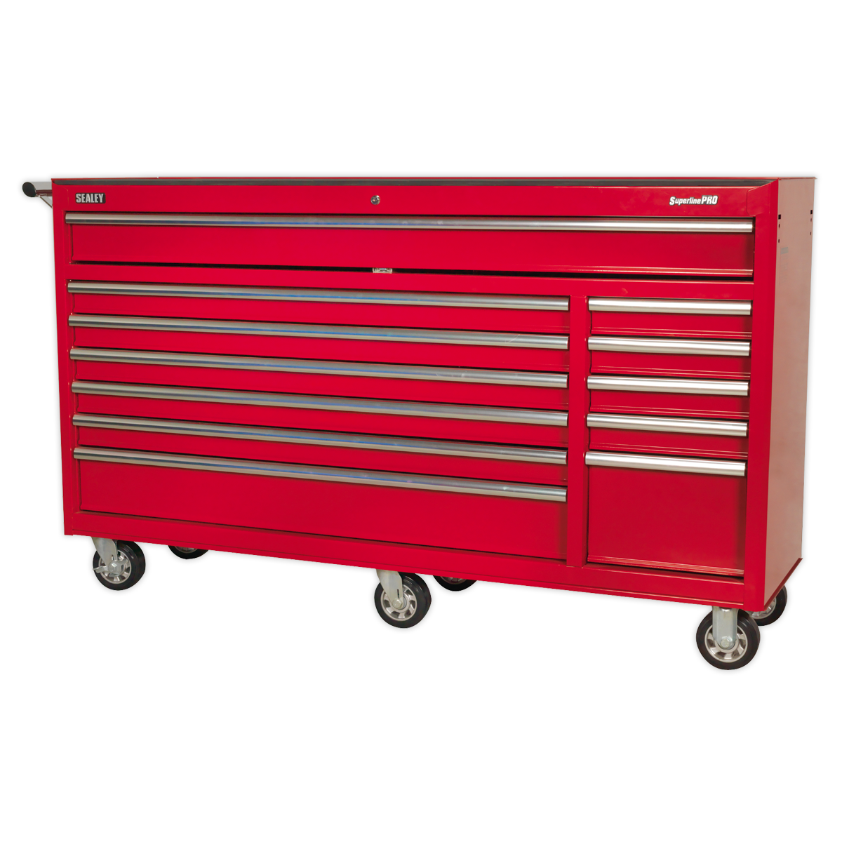 Superline PRO® Rollcab 12 Drawer - Red