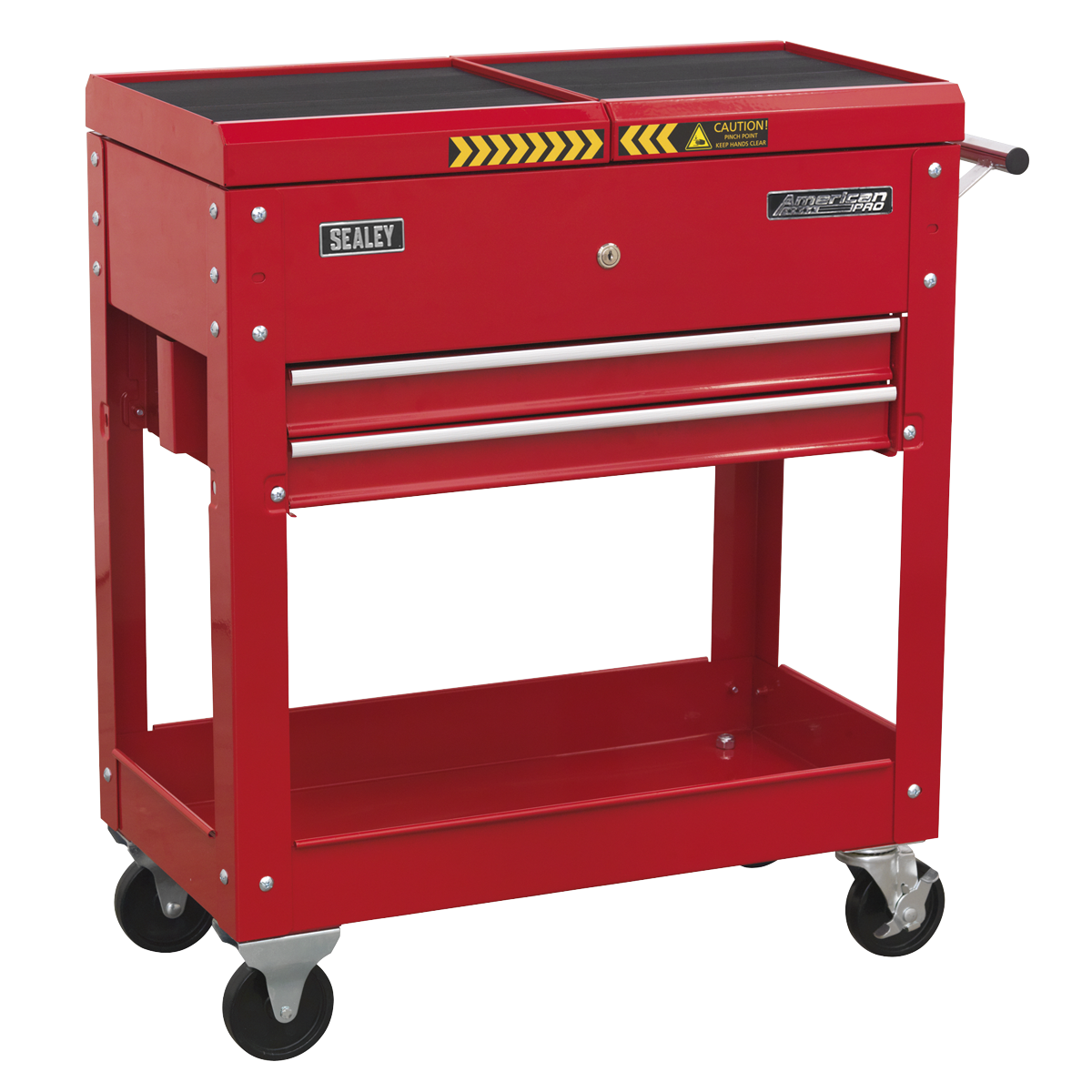 American PRO® Mobile Tool & Parts Trolley - Red