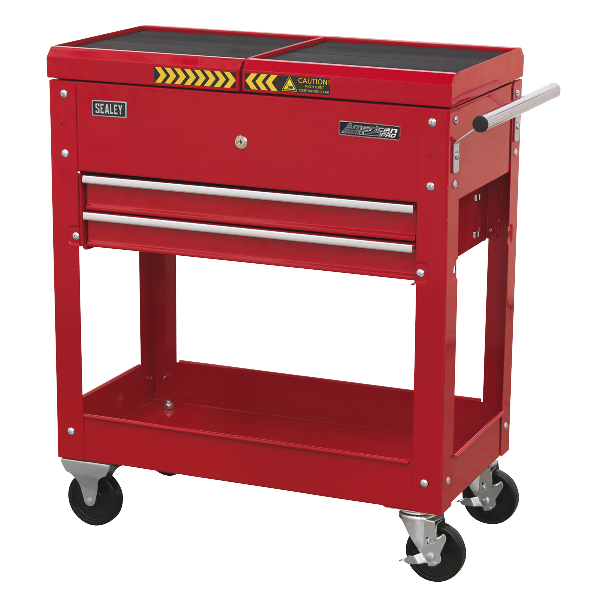 American PRO® Mobile Tool & Parts Trolley - Red