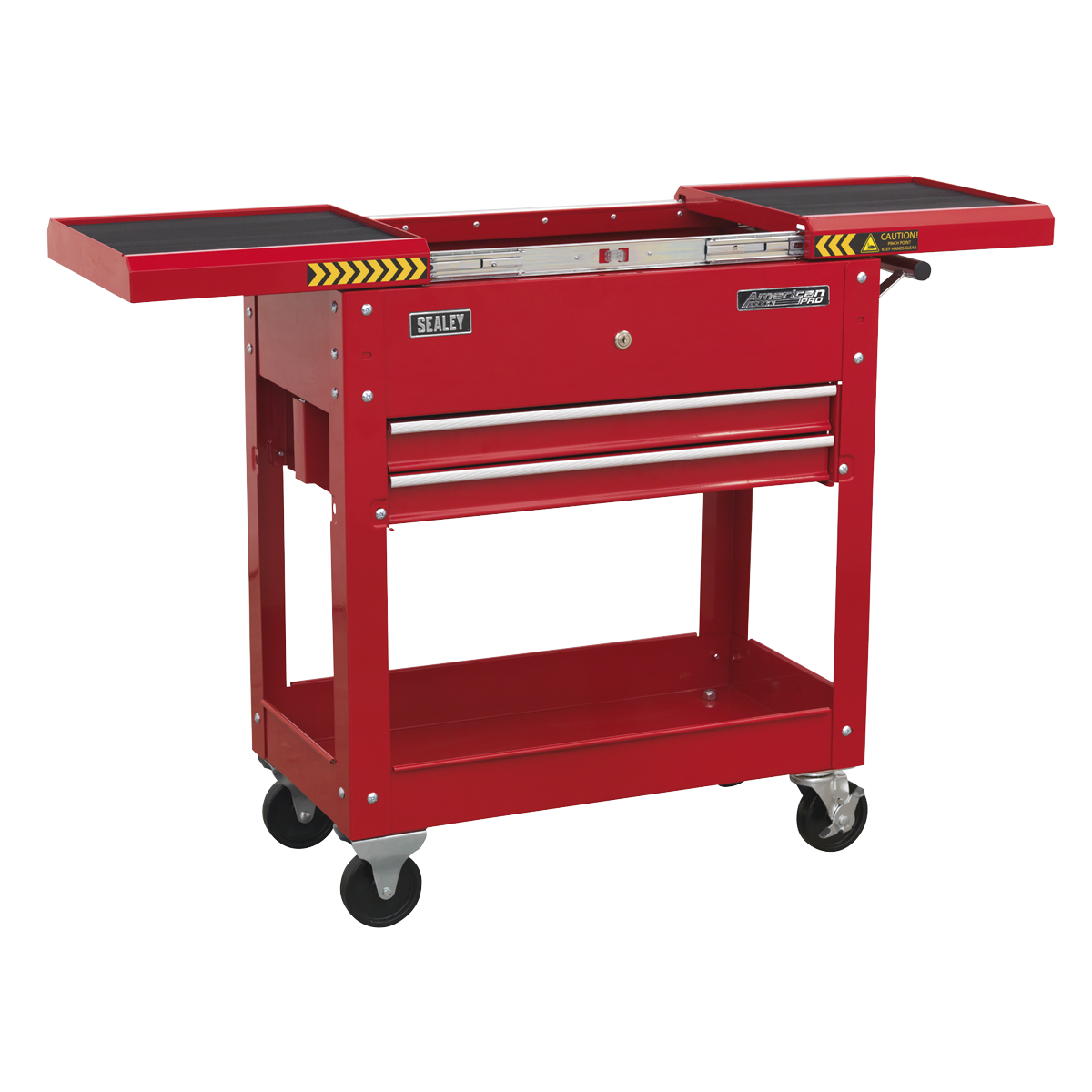 American PRO® Mobile Tool & Parts Trolley - Red
