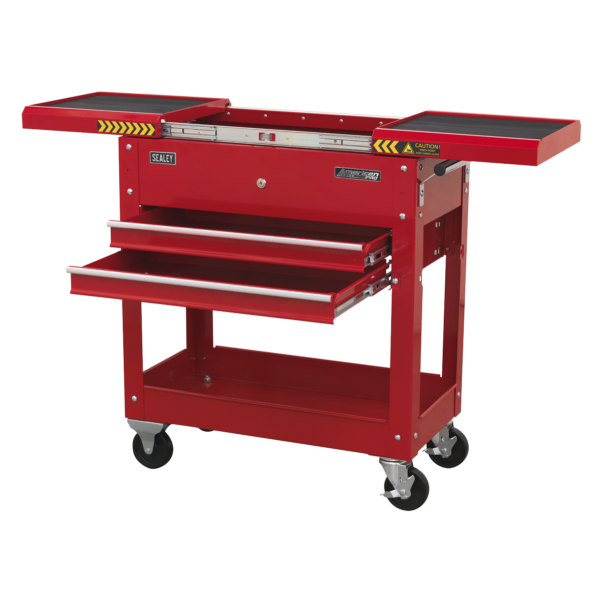 American PRO® Mobile Tool & Parts Trolley - Red