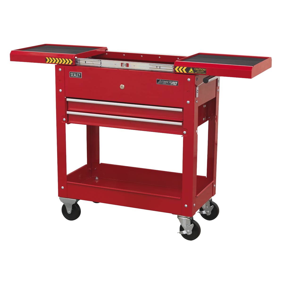 American PRO® Mobile Tool & Parts Trolley - Red