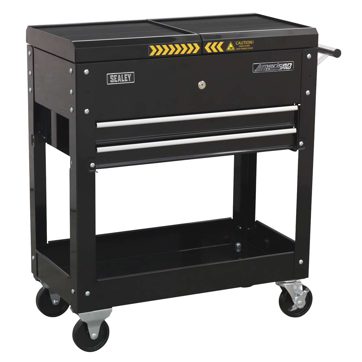 American PRO® Mobile Tool & Parts Trolley - Black