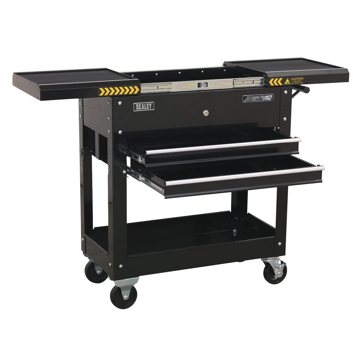 American PRO® Mobile Tool & Parts Trolley - Black