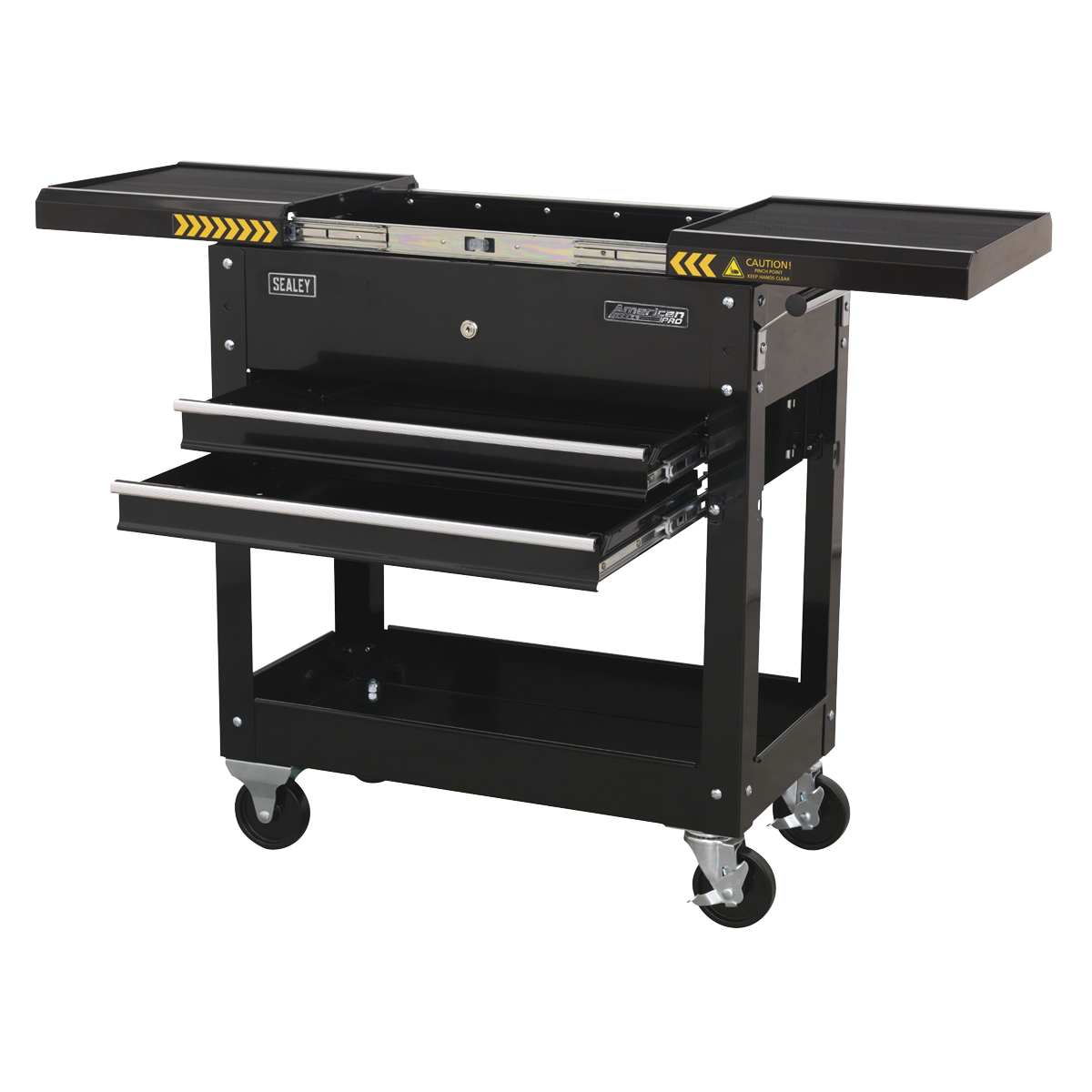 American PRO® Mobile Tool & Parts Trolley - Black