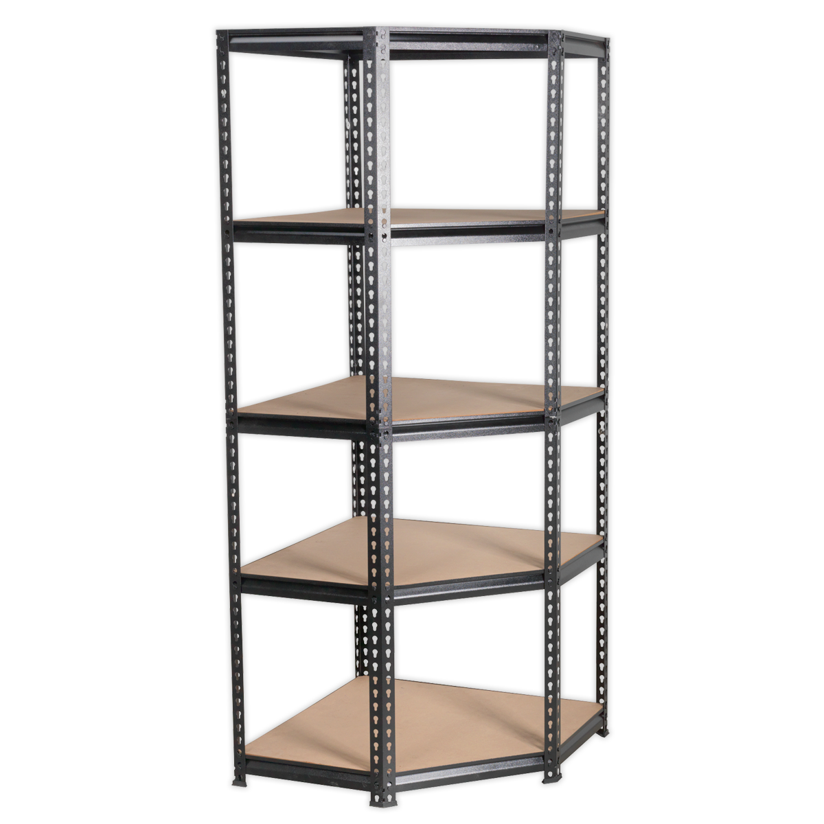 5-Level Corner Racking Unit 150kg Capacity Per Level