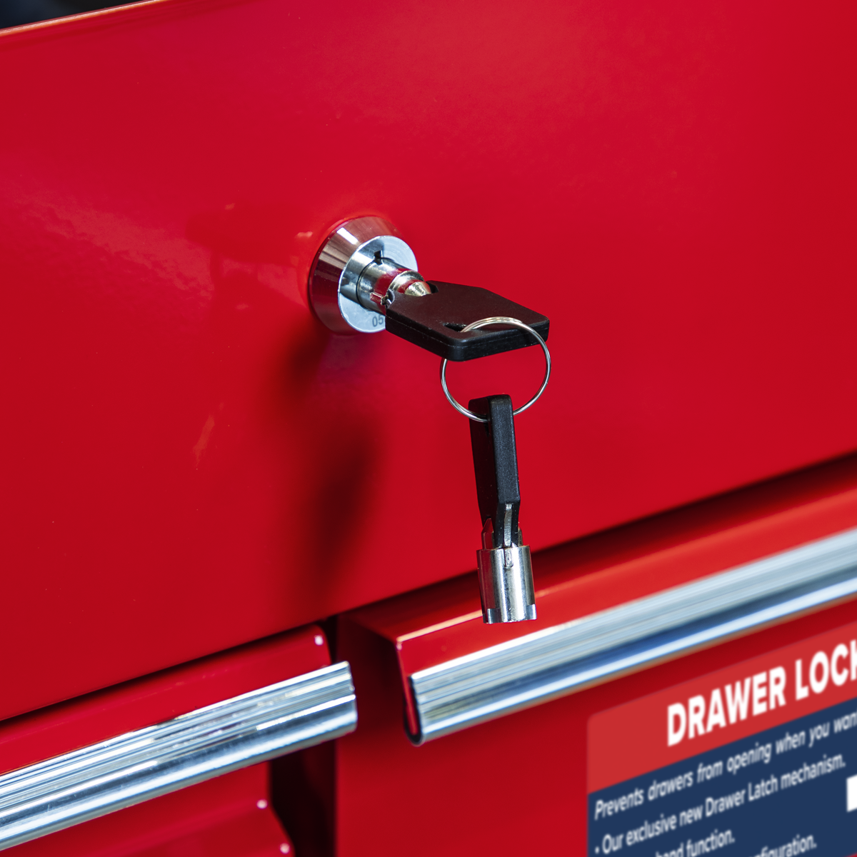 Superline PRO® Heavy-Duty Mobile Tool & Parts Trolley with 5 Drawers & Lockable Top
