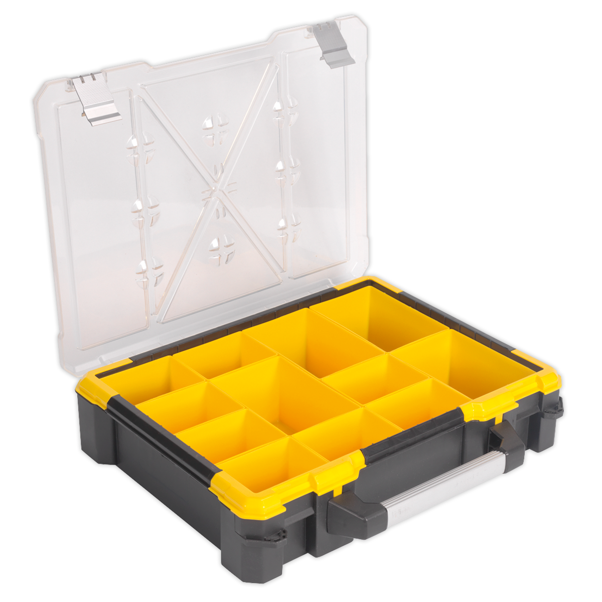 Parts Storage Case with 12 Removable Compartments 490mm