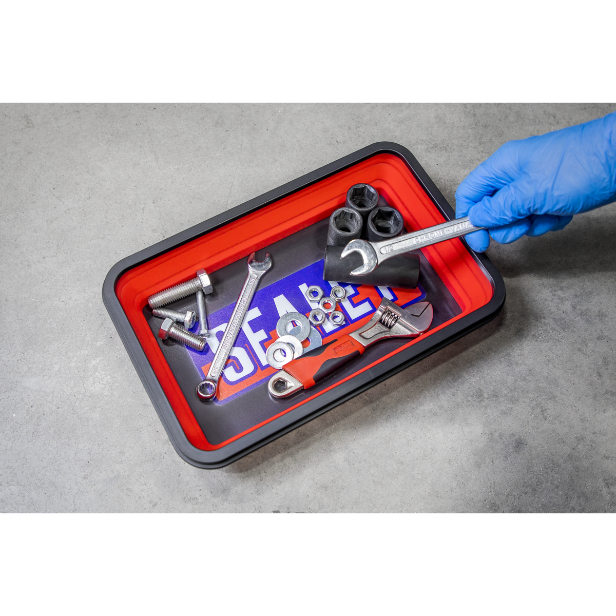 Collapsible Magnetic Parts Tray - Set of 3