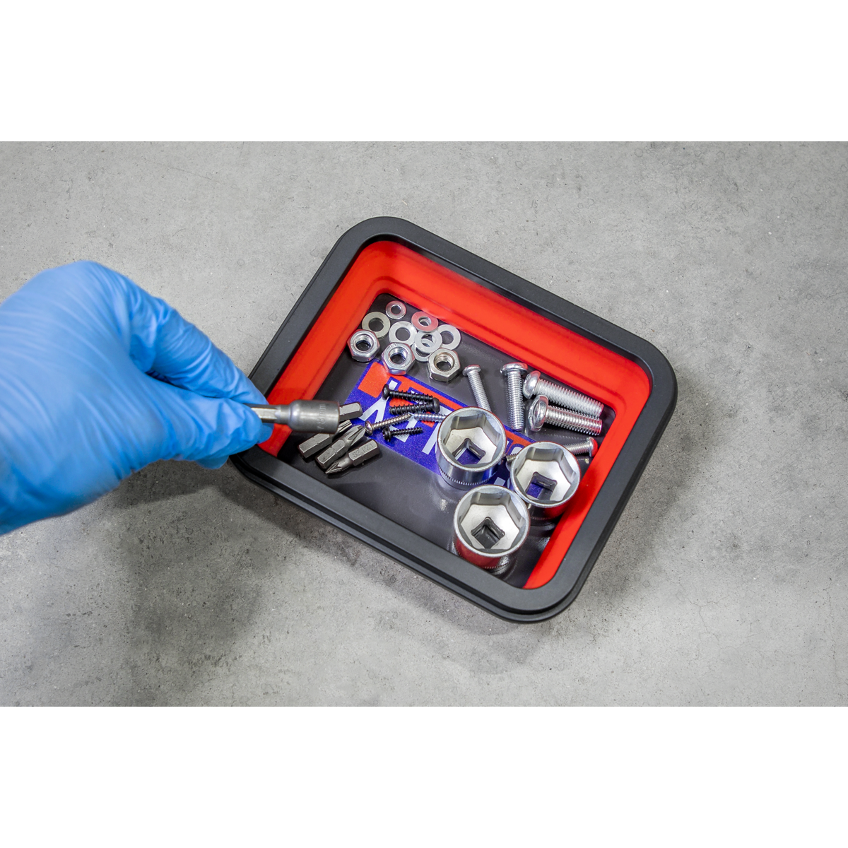 Collapsible Magnetic Parts Tray - Set of 3