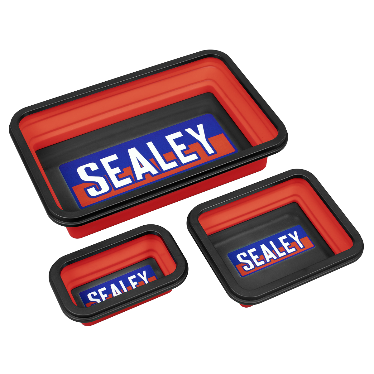 Collapsible Magnetic Parts Tray - Set of 3