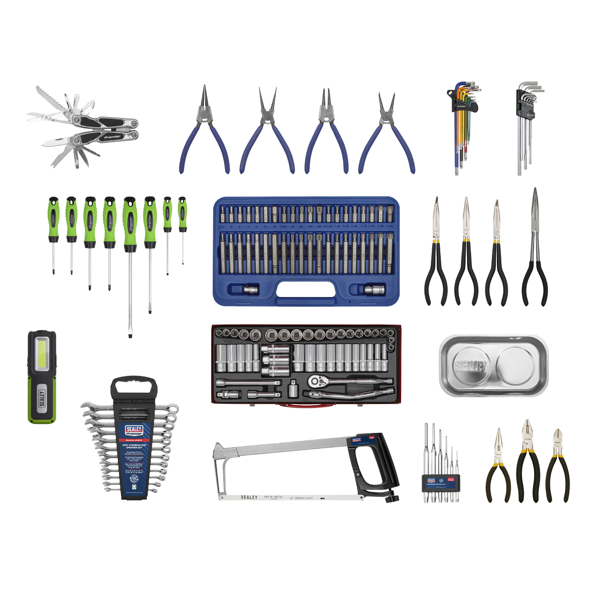 Superline PRO® Topchest & Rollcab Combination 15 Drawer with 148pc Tool Kit