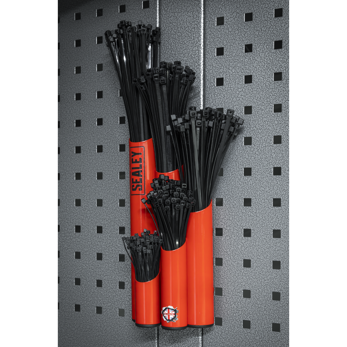 Large Magnetic Cable Tie Holder - Red