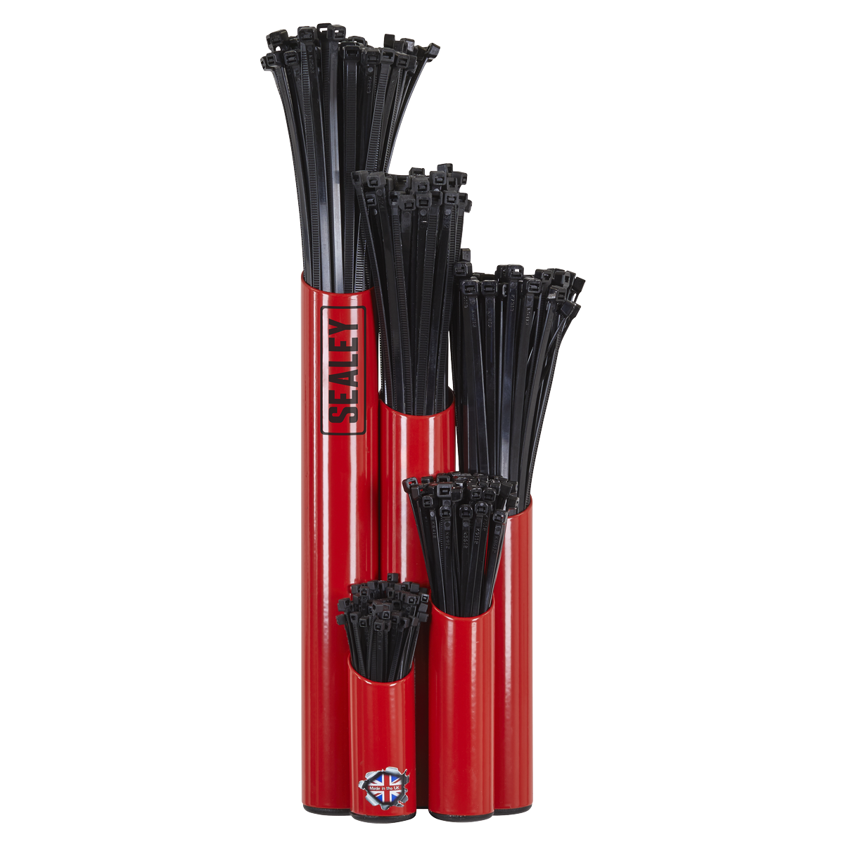 Large Magnetic Cable Tie Holder - Red