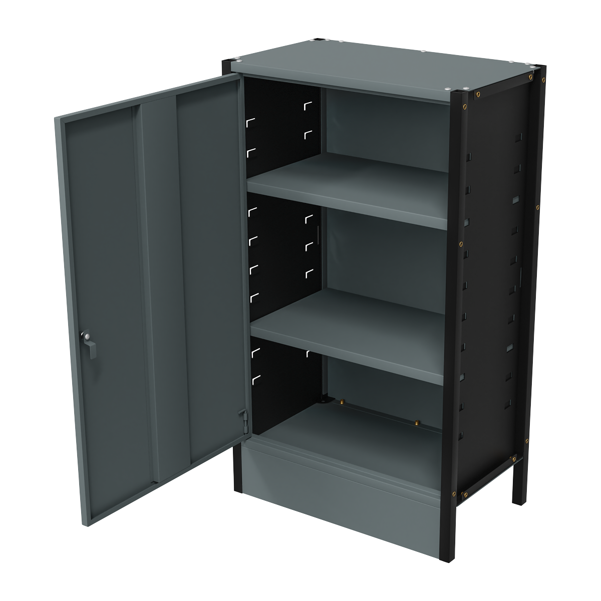 Modular Racking Base Cupboard Unit 3 Shelves 580mm