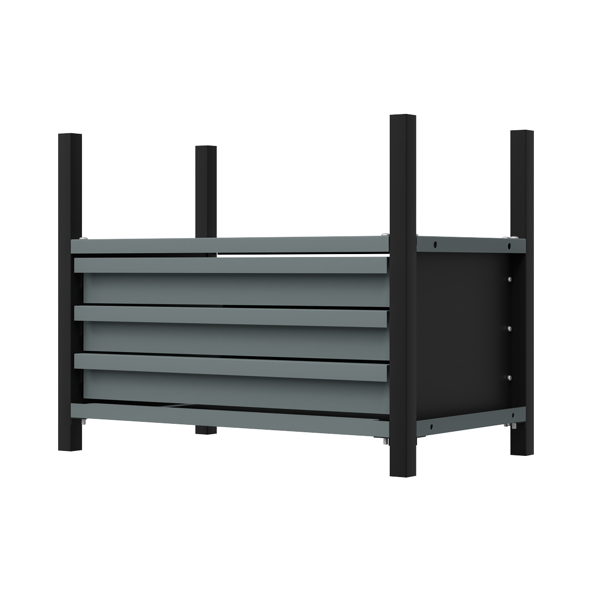 Modular Racking Mid Unit 3 Drawer & 1 Shelf 580mm