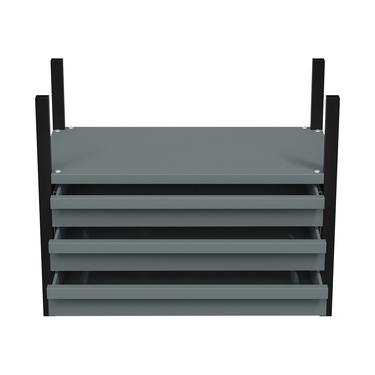 Modular Racking Mid Unit 3 Drawer & 1 Shelf 580mm