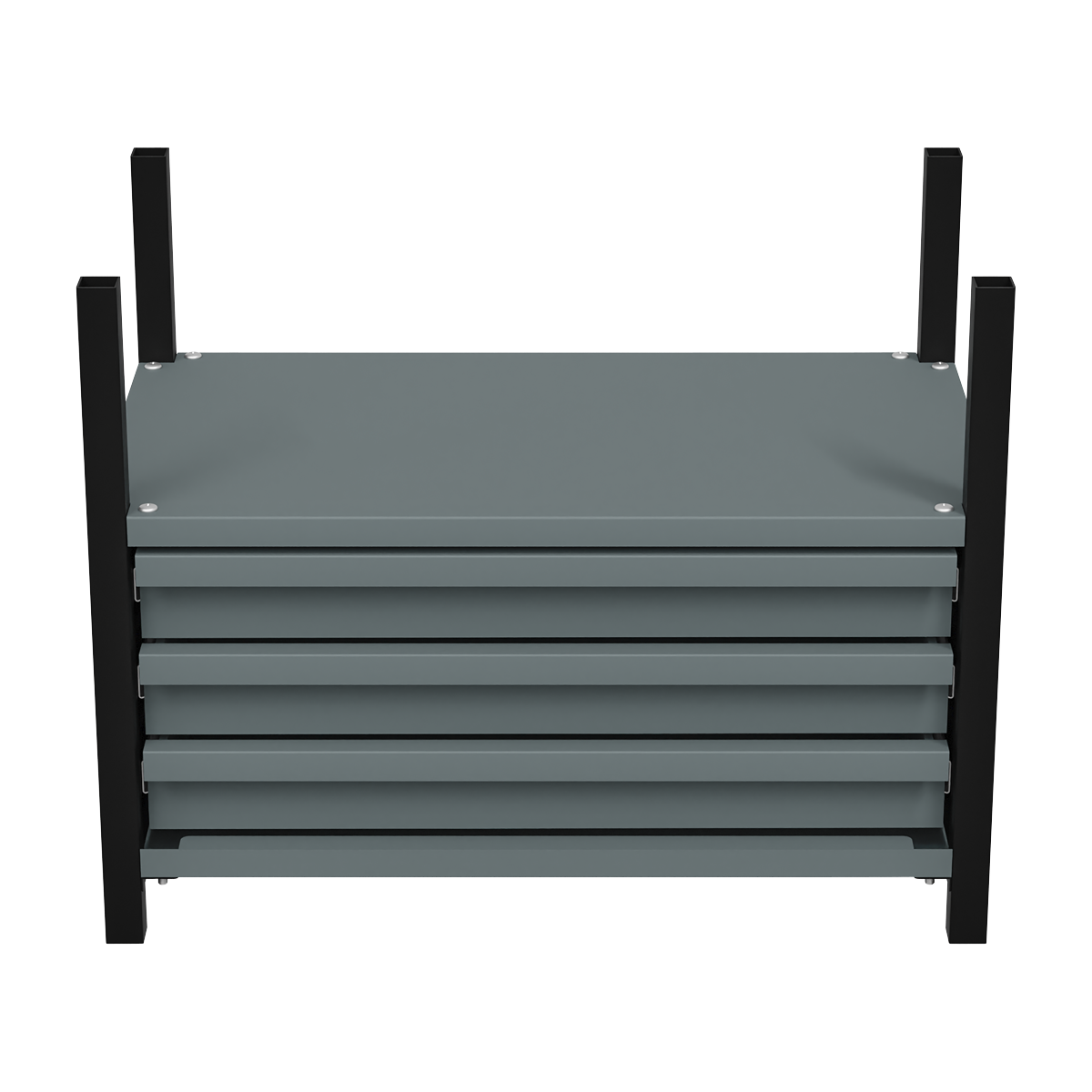 Modular Racking Mid Unit 3 Drawer & 1 Shelf 580mm