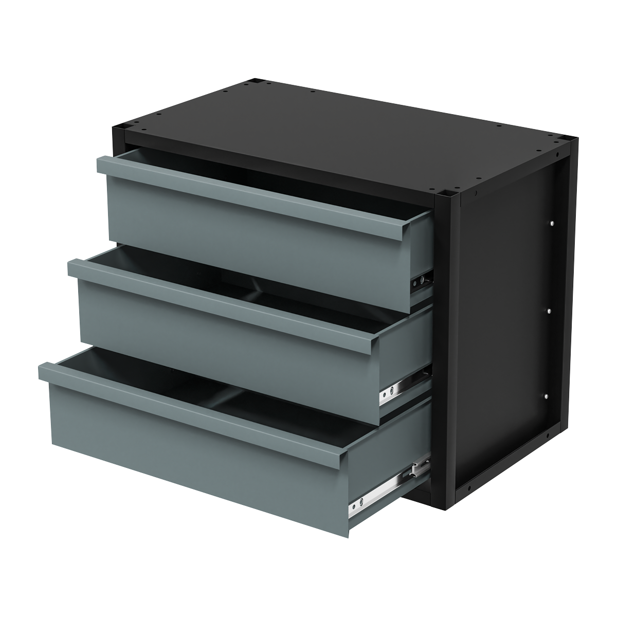 Modular Racking Mid Unit 3 Drawer 580mm