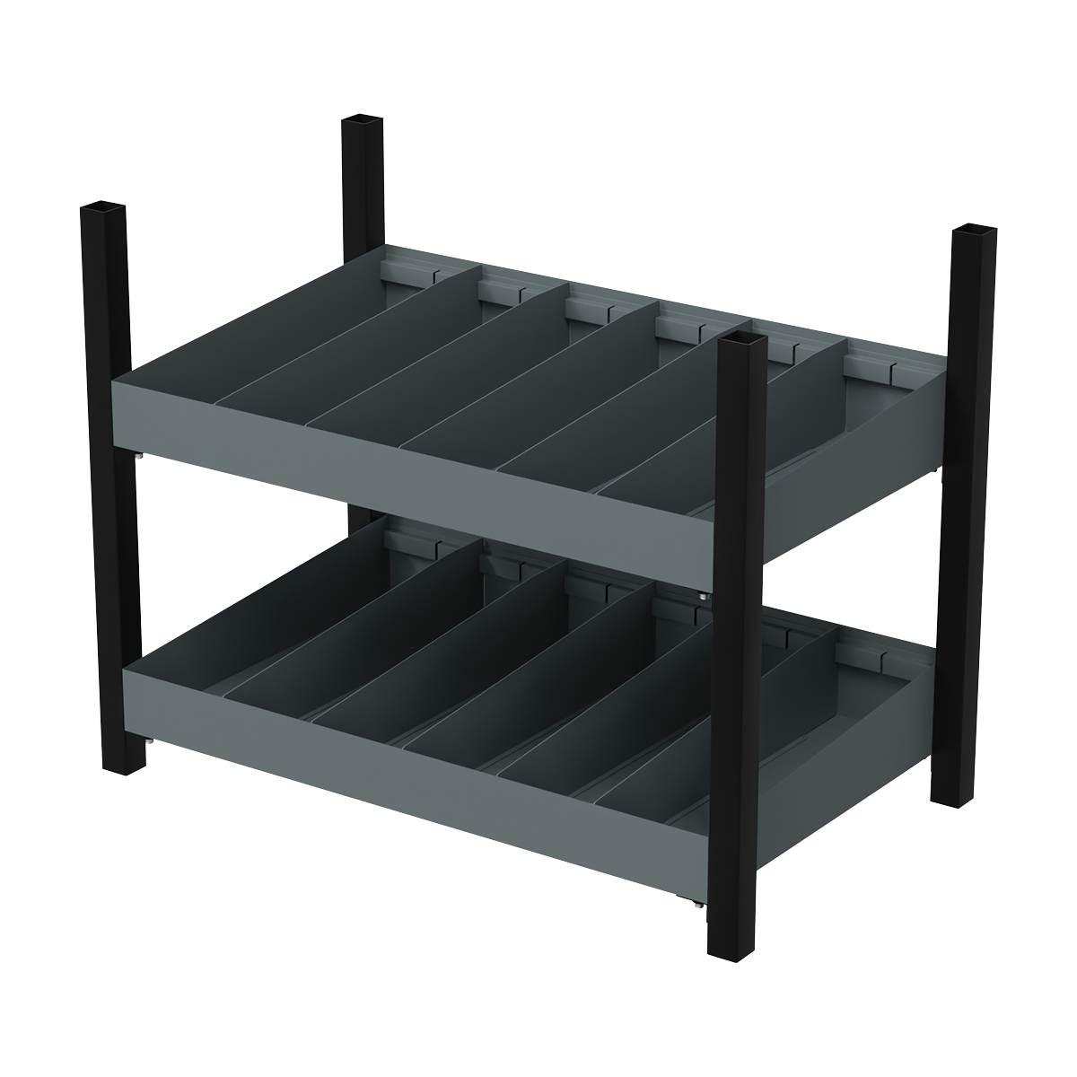 Modular Racking Mid Unit 2 Compartment Shelve 580mm