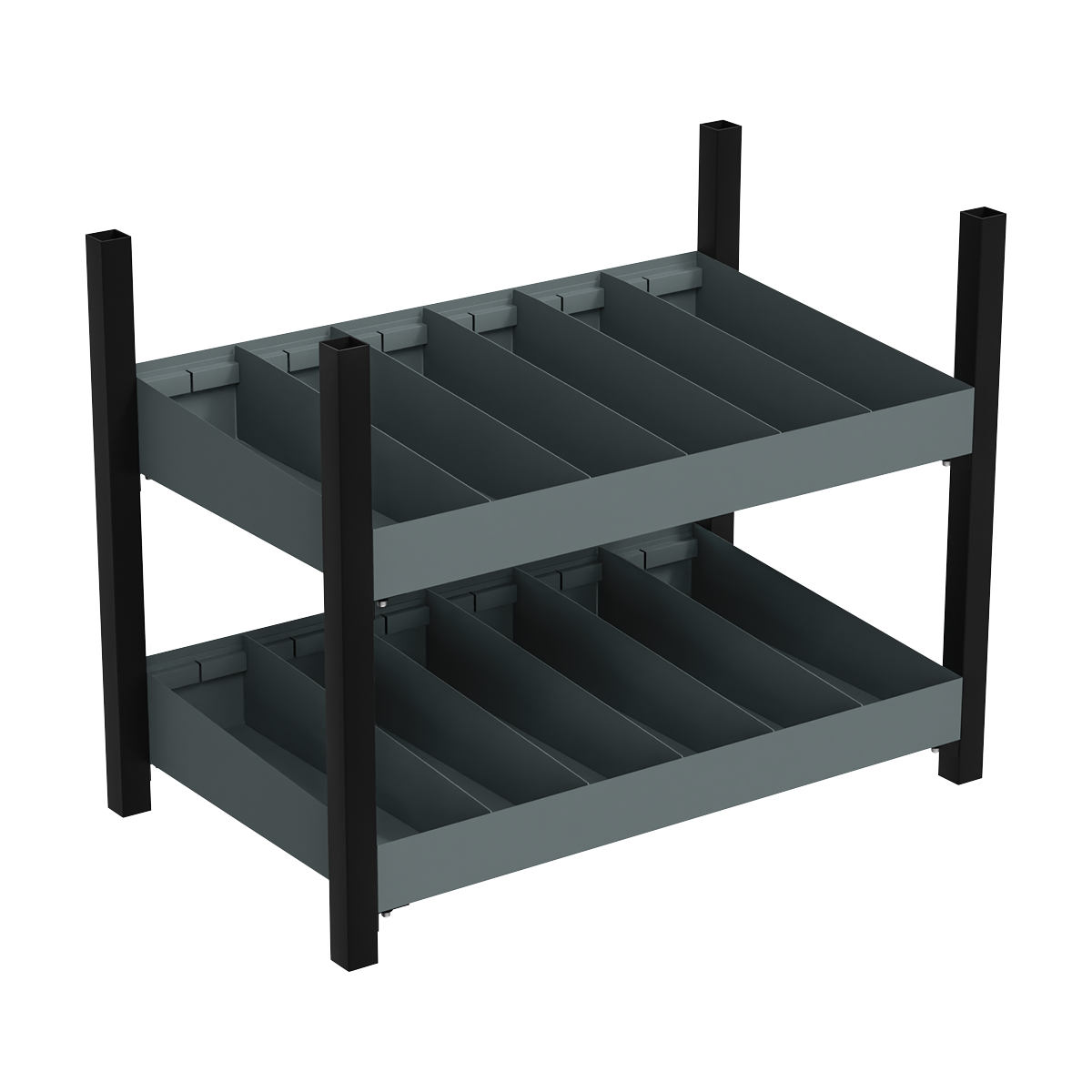 Modular Racking Mid Unit 2 Compartment Shelve 580mm