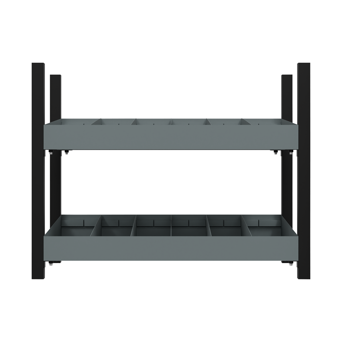 Modular Racking Mid Unit 2 Compartment Shelve 580mm