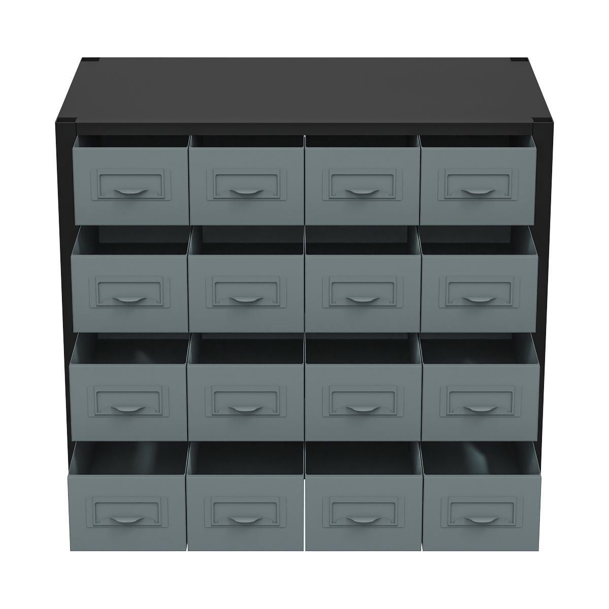 Modular Racking Mid Unit 16 Small Drawers 580mm