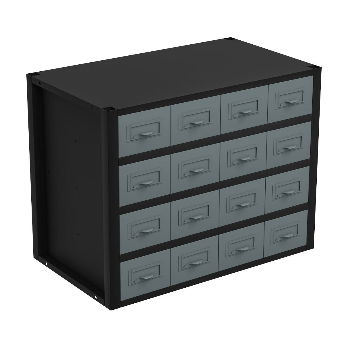 Modular Racking Mid Unit 16 Small Drawers 580mm