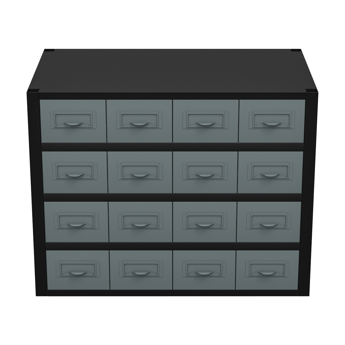 Modular Racking Mid Unit 16 Small Drawers 580mm