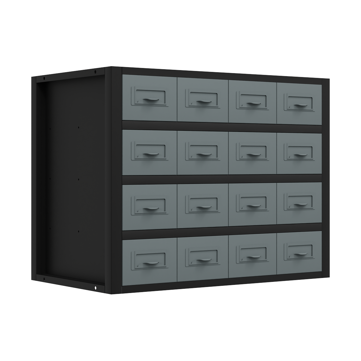 Modular Racking Mid Unit 16 Small Drawers 580mm