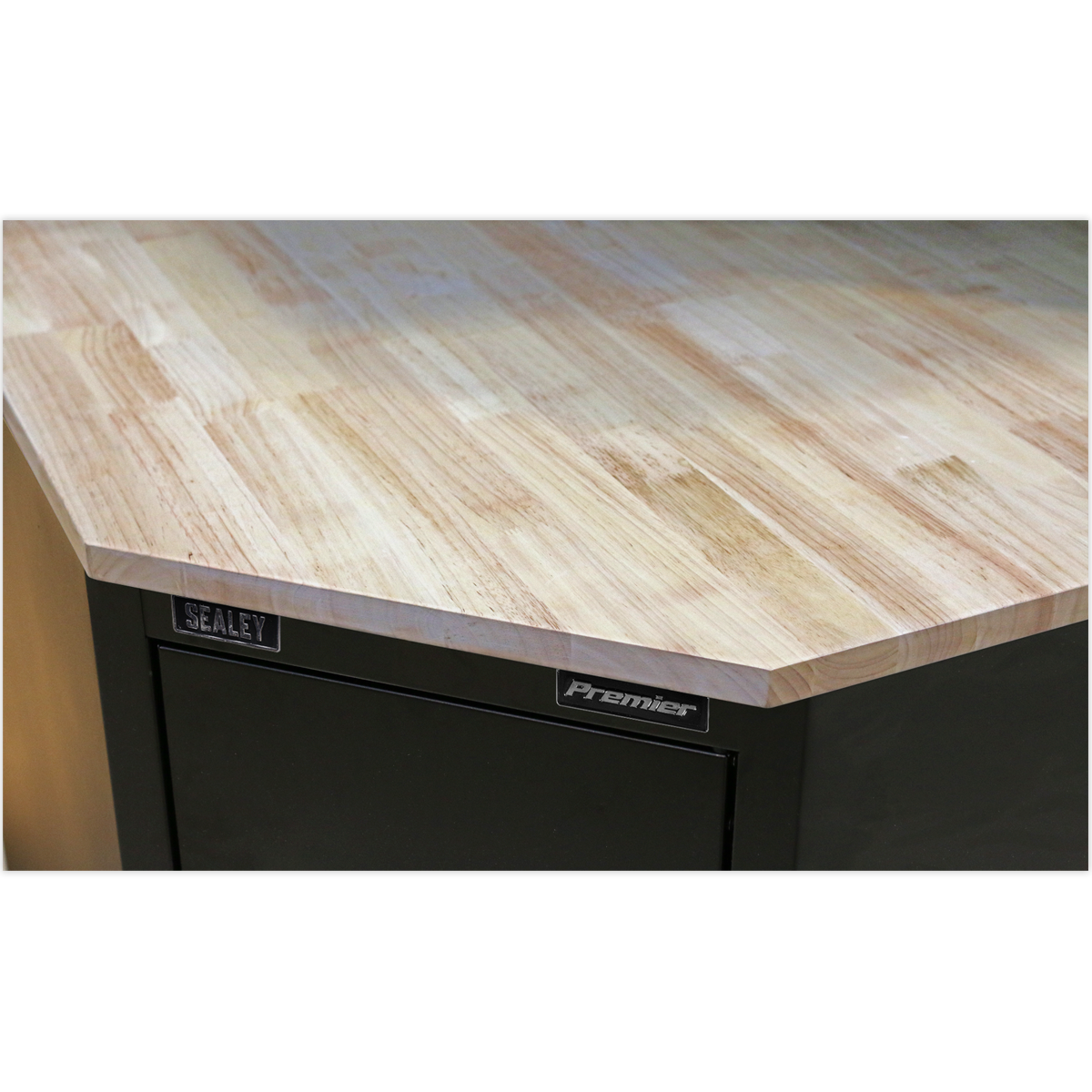 Premier™ Hardwood Corner Worktop 930mm
