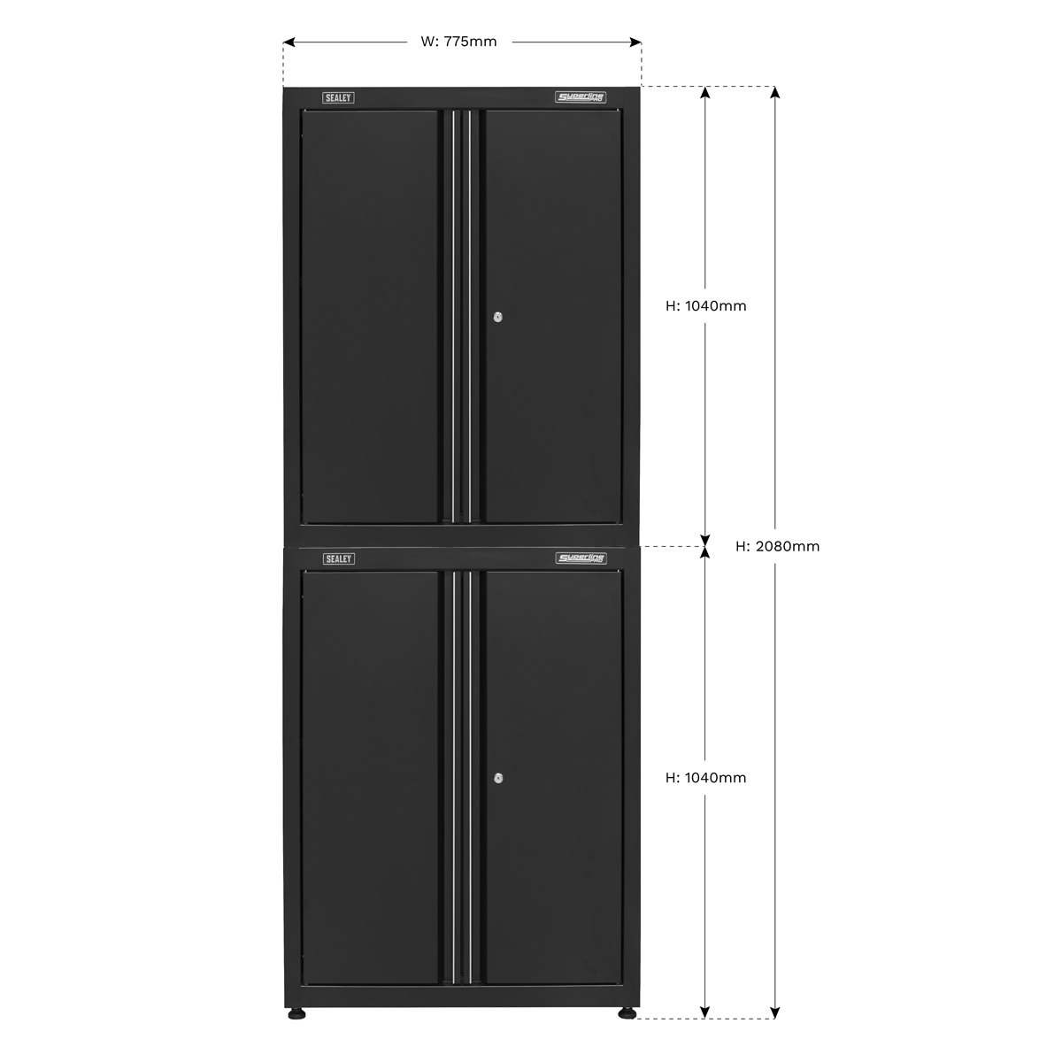 Superline PRO® Rapid-Fit Modular Dual Stacking Cabinets