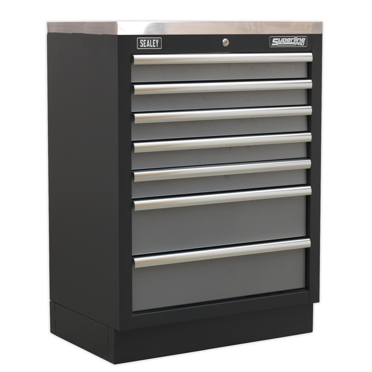 Superline PRO® Corner Storage System with Stainless Worktop 1.55m