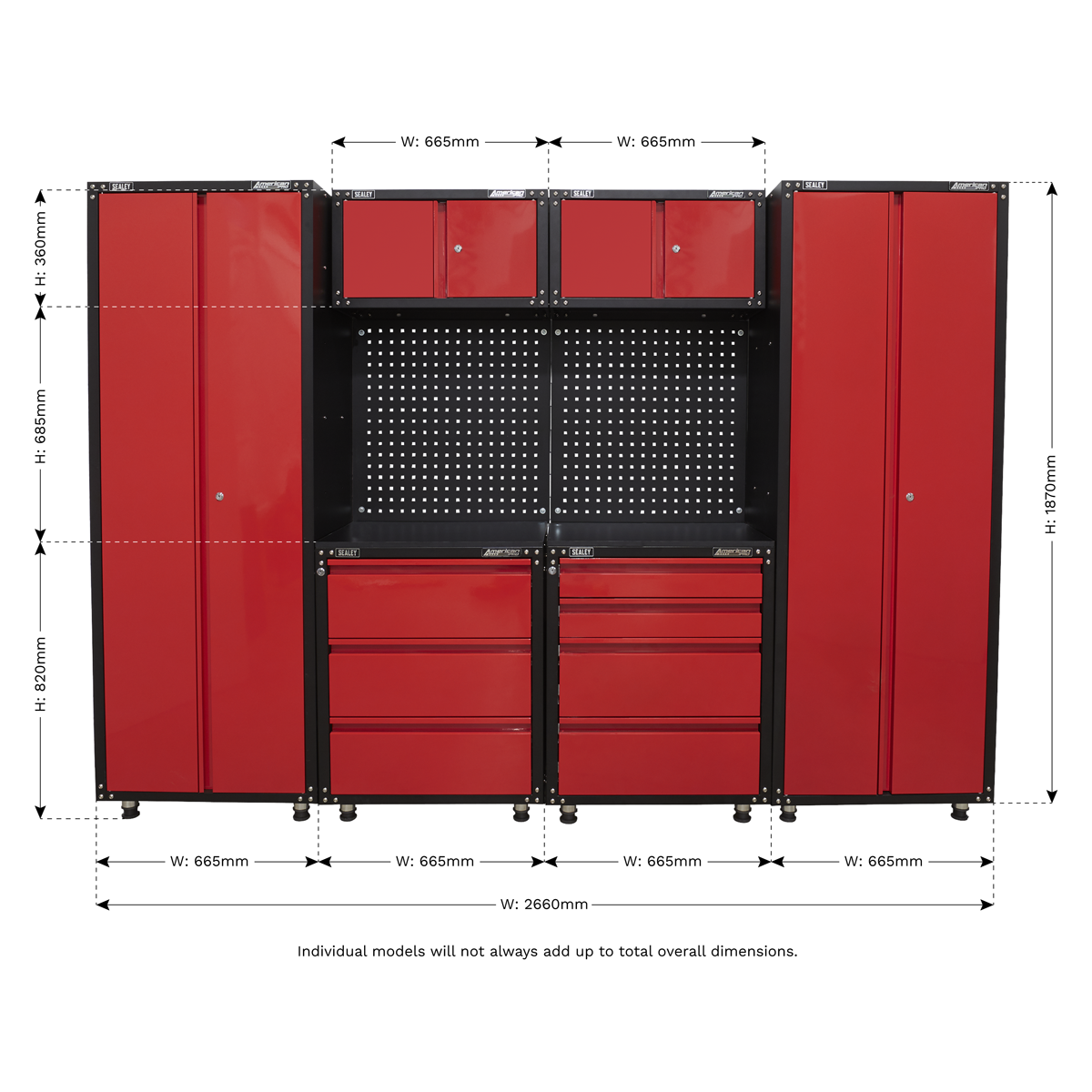American PRO® Storage System 2.6m