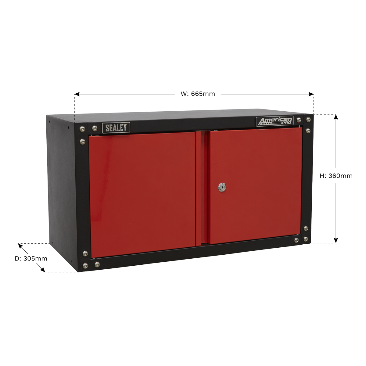 American PRO® Modular Wall Cabinet 2 Door 665mm