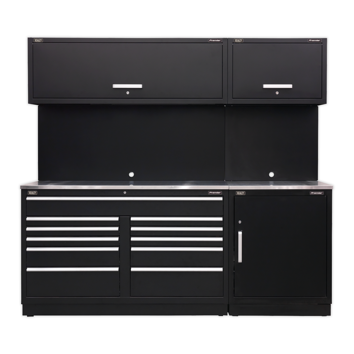 Premier™ Storage System with Stainless Worktop 2.33m