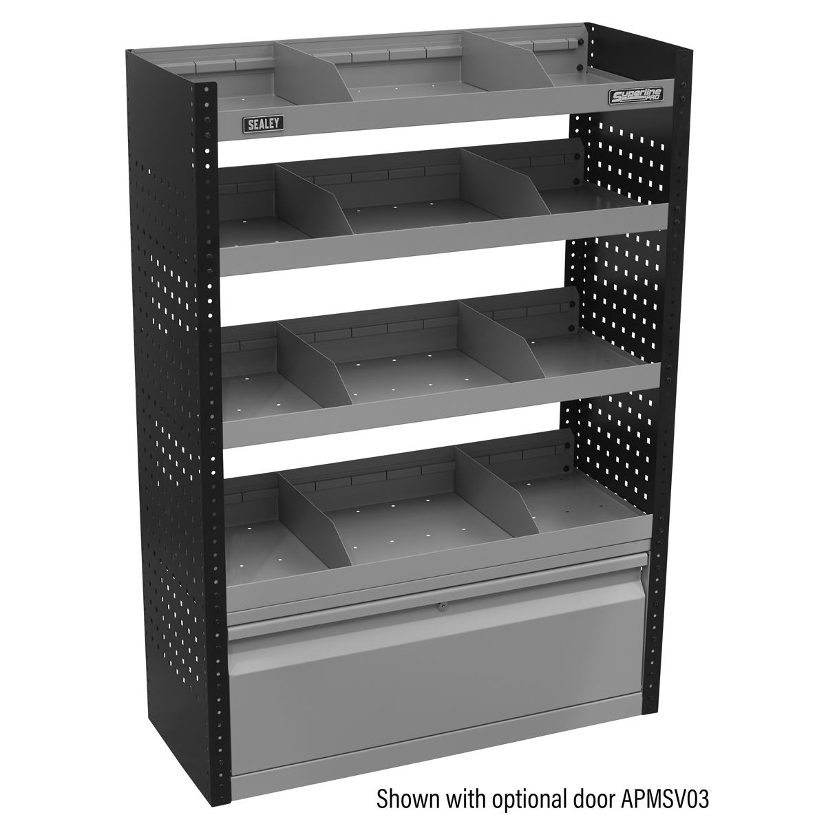 Superline PRO® Modular Flat Shelf Van Storage Unit 925mm