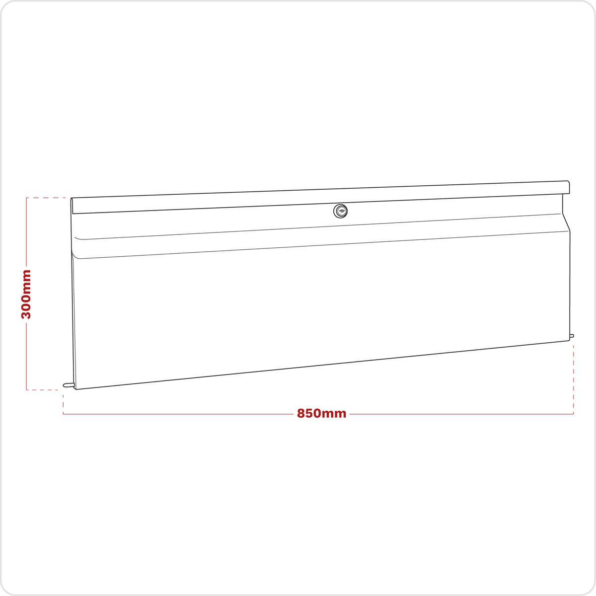 Superline PRO® Modular Lockable Storage Door 845mm